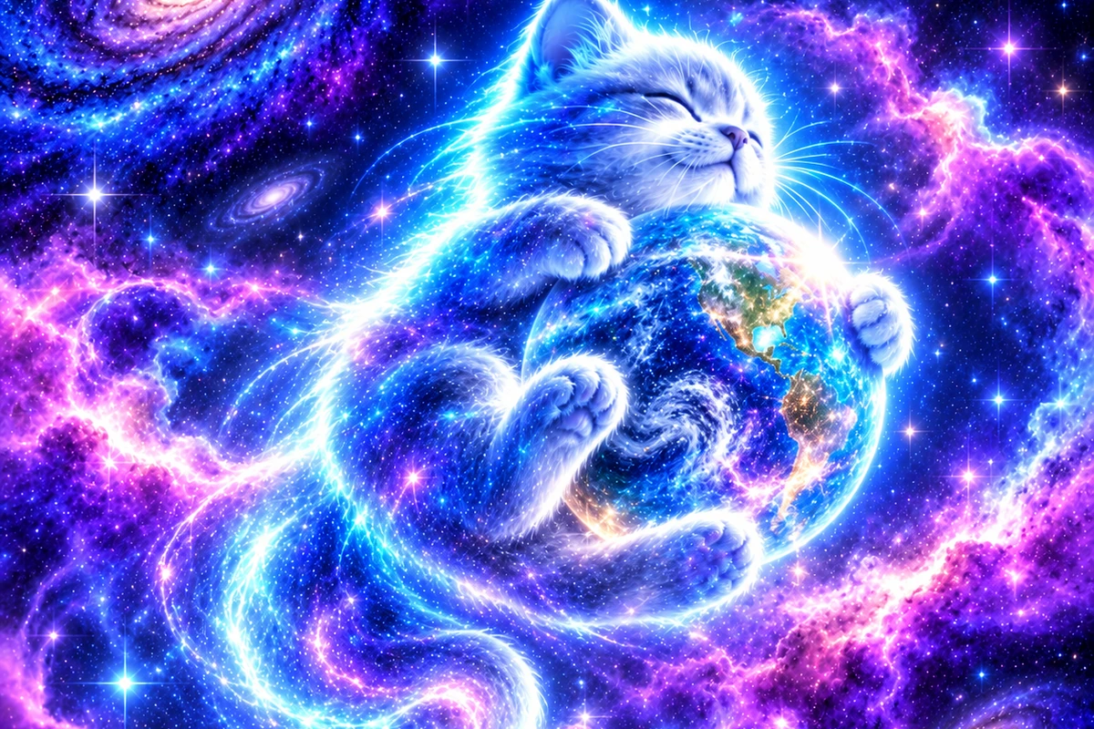 SOULCAT hugging Earth